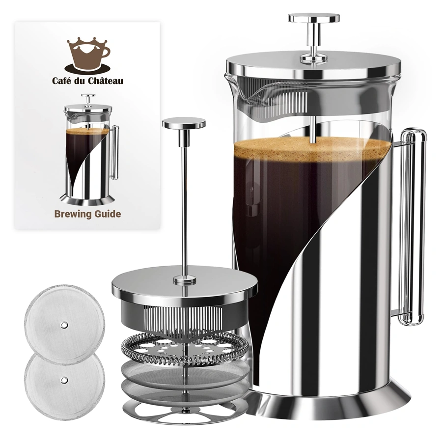 A cleaner French press that keeps sediment out of your cup
