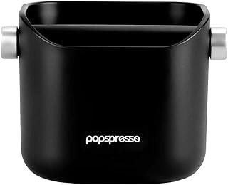 Popspresso 1.5L Espresso Knock Box with Quiet Bar & Non-Slip Base