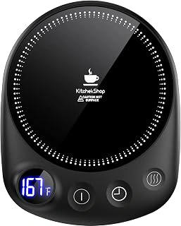 Coffee Mug Warmer for Desk with Auto Shut Off, 4 Temp Settings & Timer