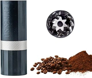 1Zpresso Q Air Manual Coffee Grinder, Black, Stainless Steel Conical Burr