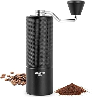 TIMEMORE Chestnut C3S Manual Coffee Grinder, Black, S2C Conical Burr