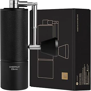 TIMEMORE Chestnut C3S Pro Manual Coffee Grinder, Black, with Foldable Handle