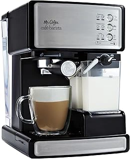 Mr. Coffee Programmable Espresso and Cappuccino Machine with Automatic Milk Frother