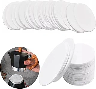 500 Count Round White Disposable Paper Coffee Filters for AeroPress