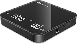 Maestri House Mini USB-C Rechargeable Coffee Scale with Auto Timer, Black