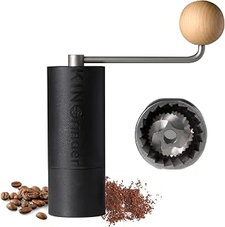 KINGrinder P0 Lightweight Manual Coffee Grinder with ABS Body and Stainless Burr