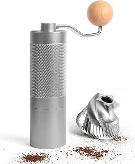 Pro Portable Manual Coffee Grinder with Adjustable Stainless Steel Conical Burr