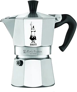 Bialetti Moka Express Stovetop Espresso Maker, 3 Cups