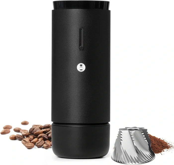 TIMEMORE Portable Electric Burr Coffee Grinder with Metal Body and 30 Precise Settings