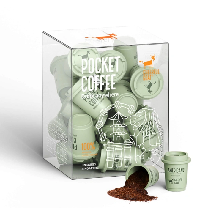 CheerfulGoat Instant Cold Brew Coffee Javy Coffee Extract 100% Arabica, Freeze-Dried